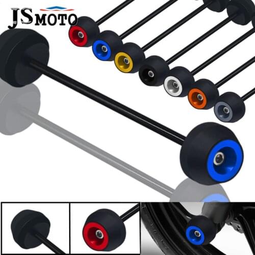 Motorcycle Front & Rear Wheel Fork Axle Sliders Cap Crash Protector For YAMAHA MT-07 MT07 Tracer 16-20 MT-09 MT09 Tracer 14-20