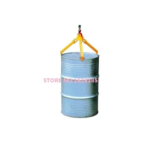 0.36Ton--0.5T CC-K Type Iron oil drum clamp lifter clip plastic bucket barrel oil tank can chain sling Tire Repair Tools