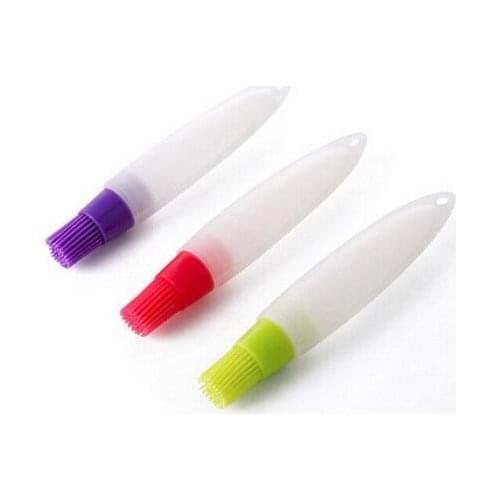 100pcs/lot, Hot Convenient High Temperature Resistant Silicone Oil Bottle Brush Suitable Kitchen Barbecue Baking Pastry Brushes