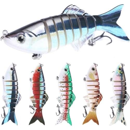 11cm Multi Jointed Fishing Lures Bionic Bait Swimbait Lifelike Eel Tackle Sea Water Fishing 22.5 g