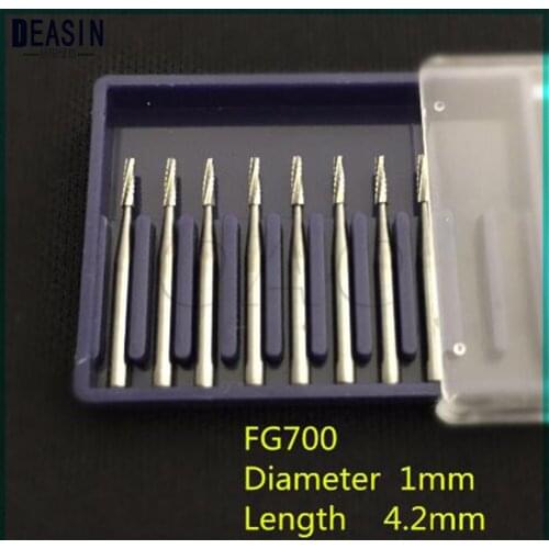 20 PCS high quality Dental Tungsten Steel Carbide Burs High Speed 1.6mm FG 698-FG 702