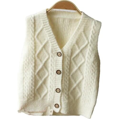 2020 Baby Toddler Boy Girl Vest Children Waistcoat Korean Sleeveless Knitted Sweater Cardigan Kids Vest for Boys Girls