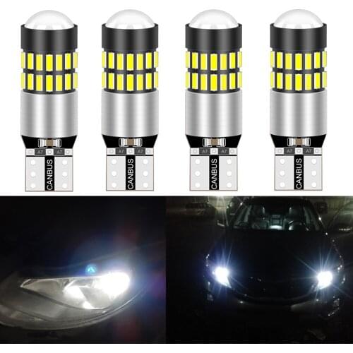 4pcs T10 W5W Led Bulb 194 168 Car Interior Light Parking Lamp For Toyota Camry CHR Auris Hilux Prius Celica Ipsum Verso Wish