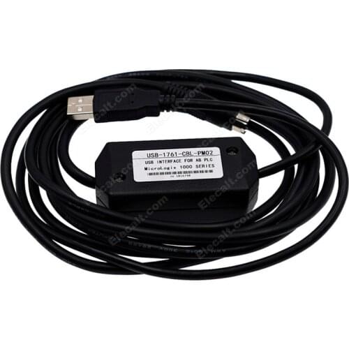 USB-1761-CBL-PM02 USB interface adapt for A-B MicroLogix 1000 series PLC programming cable plc Cable
