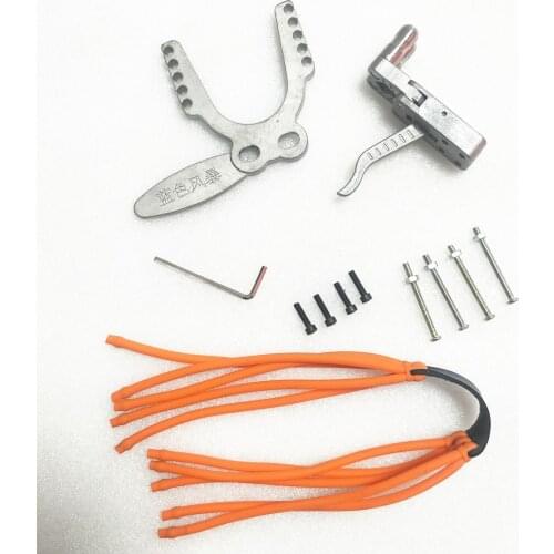 Slingshot rifle DIY accessories trigger Rubber retainer 10-hole rubber band Mechanical slingshot sling