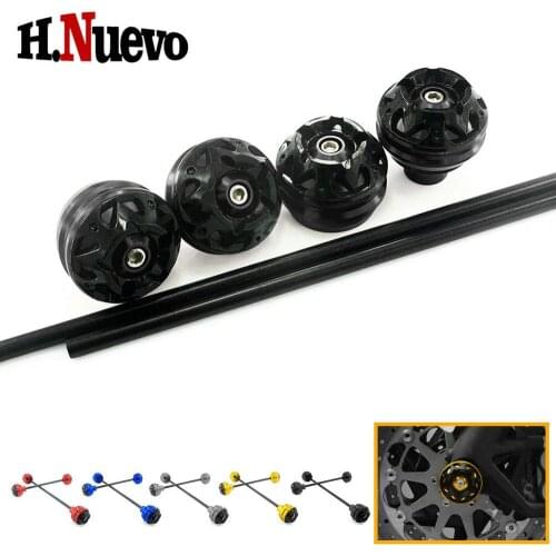 For S1000 R RR XR Front & Rear Axle Fork Wheel Crash Sliders Pad For S1000R RR XR Motorcycle Accessories For S1000 XR RR R