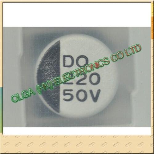 SMD electrolytic capacitors 220UF / 50V 10 * 10.5 ST genuine new 10 = 5 yuan