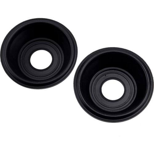 2pcs Carburetor Vacuum Membrane Diaphragm Replacement Motor Black Rubber Fit For Kawasaki Vulcan 500 LTD EN500 EL250 EX250
