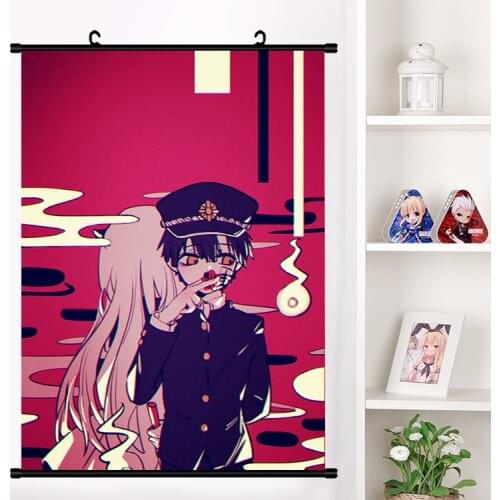 Japanese Anime Toilet-Bound Hanako-kun Jibaku Shounen Wall Scroll Mural Poster Wall Hanging Poster Otaku Home Decor Collection