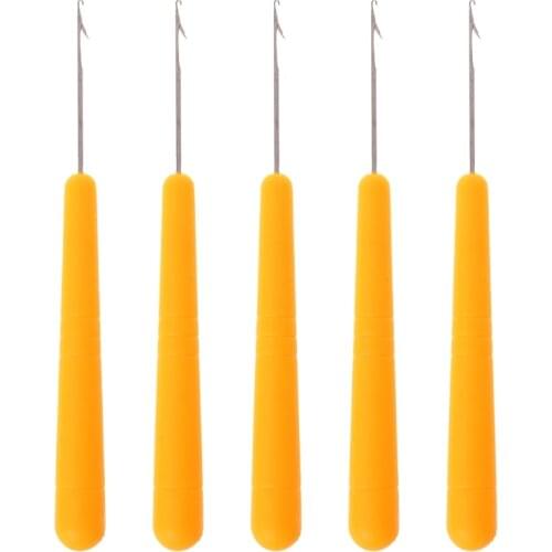 5Pcs/Set Crochet Hook Latch Lock Needle Rug Making Knitting Interlock DIY Craft Tool