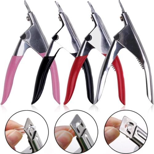 Nail Tip Cutter Art Edge Cutter Gel UV Acrylic Fake Nail Clipper Trimmer Tip Pedicure Artificial Manicure Tools Nail Scissor