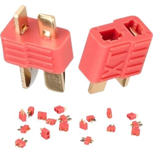 Hot Sales 10pairs XT T plug Dean Connector Anti-skid For ESC Battery male and female 20% off