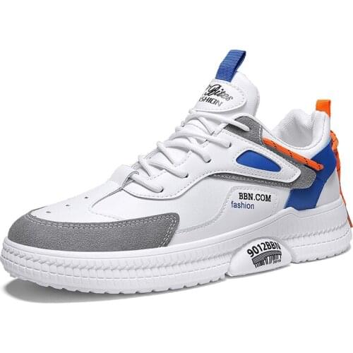 Men Sneakers Fashion Breathable Skateboard Shoes Cheap White Shoes Men Low Sneakers Comfortable Mens Trainers