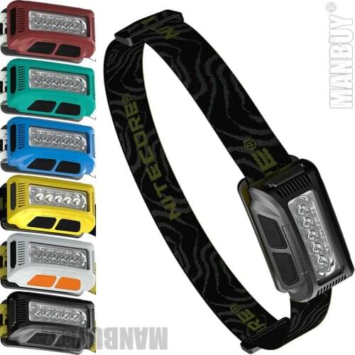 2020 new Nitecore NU10 HeadLamp High Performance 5x LEDs USB Rechargeable Li-io Battery 150 Hours Runtime Camp Running Outdoor