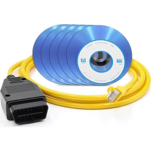 New arrive E-SYS ICOM is Suitable For BMW ENET(Ethernet to OBD) Interface Cable Coding F-Series Cars Diagnostic Line Brush Hide