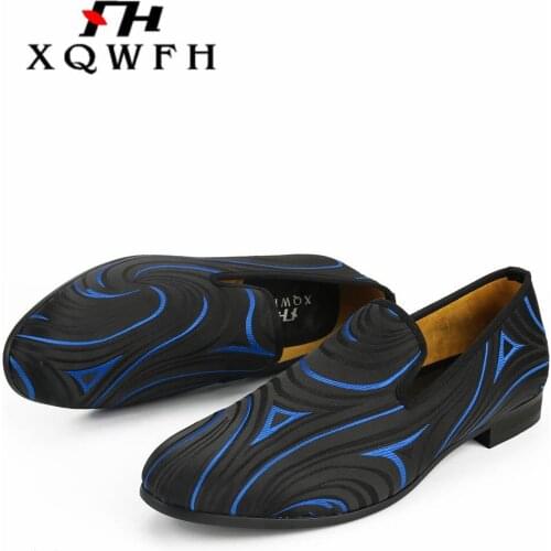 New Fashion Men Party and Wedding Handmade Loafers italian Mens Dress Shoes Comfortable Breathable Men Shoes