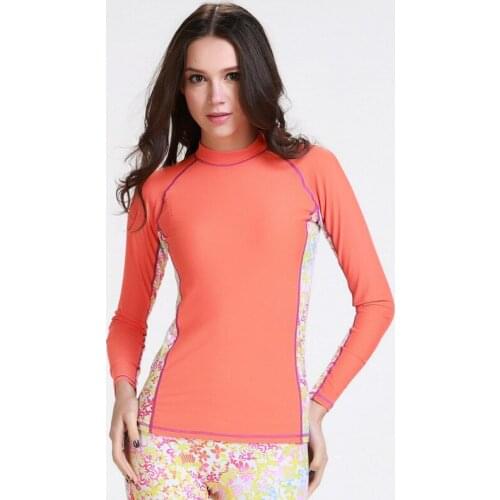 New Korean Version Of The Wetsuit Outdoor Water-ski Long-sleeve Snorkeling Diving Surfing Swimsuit Sunscreen For Women