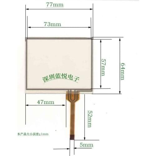 Original new 3.5-inch peripheral 77 * 64 MP3 MP4 GPS Car Touch Screen eBook touchscreen