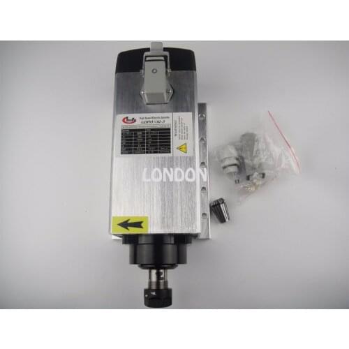 3KW square ER20 AC380V air CNC milling spindle