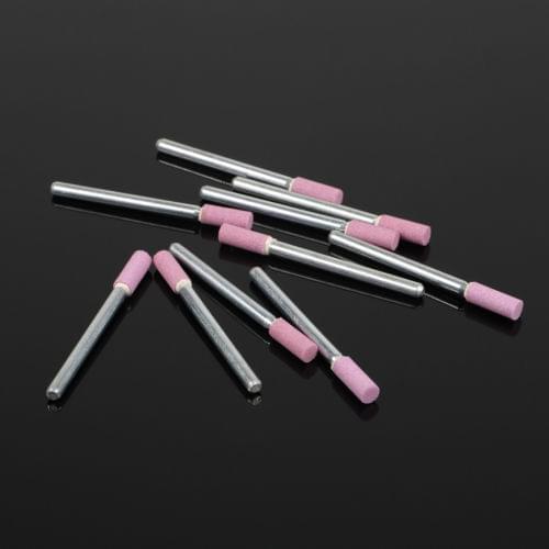 Sharpening Rotary Tools10x Chain Saw Sharpening Stone 3mm Shank 4mm Head Dia Grinding Stone Round Tip