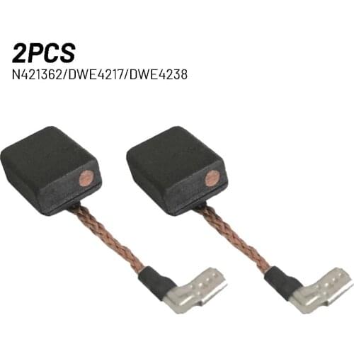 2 PCS Carbon Brush Angle Grinder Coals N421362/DWE4217/DWE4238 High Quality