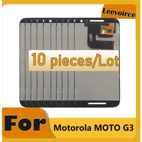 10Piece/Lot For Motorola Moto G3 LCD Display Touch Screen Digitizer Replacement For MOTO G3 Display G 3rd XT1544 XT1550 XT1541