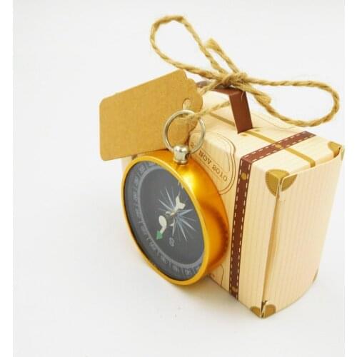 300pcs Candy Boxes Wedding Anniversary Decorations Candy Box with Compass Travel Theme Party Supplies Wedding Gifts lin4576