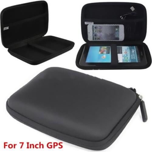 7 Inch Bag GPS Hard Shell Carrying Case Cover Outer Carry Case Nav GPS Navigator Protective Holder Black