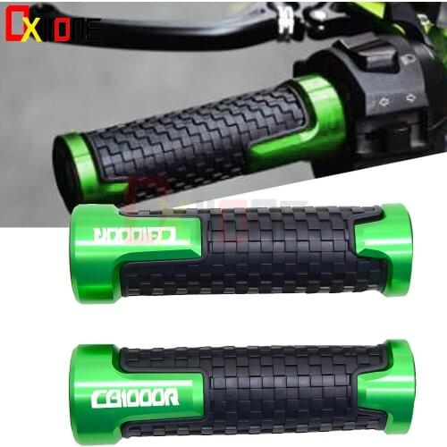 Motobike Accessories 7/8"22mm Aluminum Rubber Motorcycle Bike Handle bar Grips Handle Bar For Honda CB1000R CB 1000R C B 1000 R
