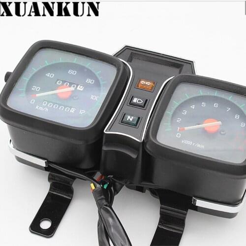 XUANKUN Motorcycle Accessories GS125 Instrument Assembly HJ125-F Table Assembly Odometer