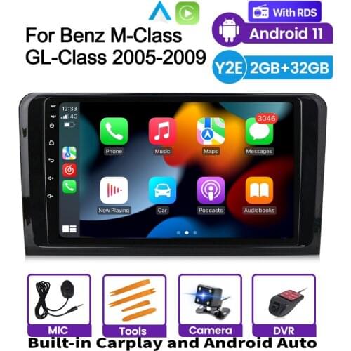 4core Android Car GPS FOR BENZ ML 320/ML 350/W164 GL3(2005-2009) Multimedia Navigation Stereo DAB+ Wifi Split Screen