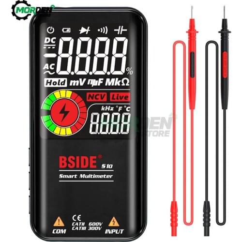 Digital Multimeter 9999 T-RMS 3.5"LCD Display DC AC Voltage Capacitance Ohm Diode Multimetro NCV Hz Live Wire Tester Tools