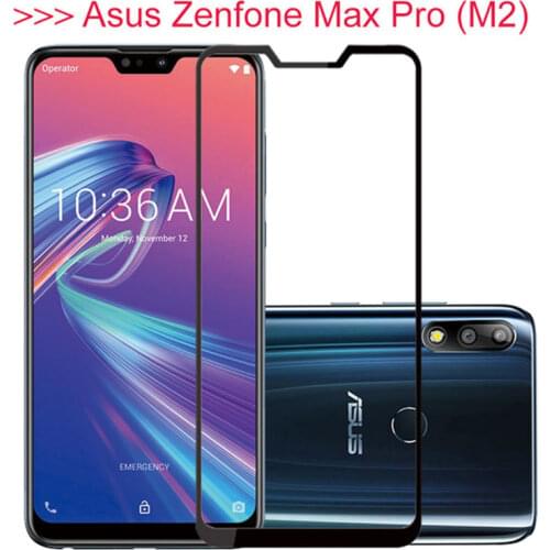 For Asus Zenfone Max Pro M2 ZB631KL Tempered Glass For Zenfone Max M2 ZB633KL ZB 631KL 633KL M 2 Case Protective Glas Film Cover