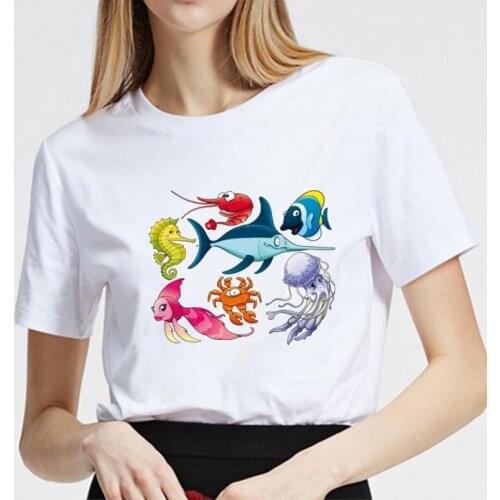 Street Harajuku Tshirts Female Casual Loose Cotton Tops Short Sleeve Women T Shirt Summer Short Sleeve Plus Size Tee Shirt Femme