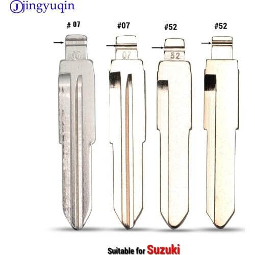 Jingyuqin 1p no.52 no.7 Car Key Ucut Blade #7 #52 For Suzuki Grand Vitara Ignis Liana Samurai Swift Sx4 S-Cross