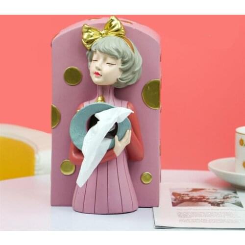 Beauty Tissue Box Creative Pumping Box Luxury Lightweight Pumping Box For TV Cabinet Desk Decoration Perfect Gift For Women