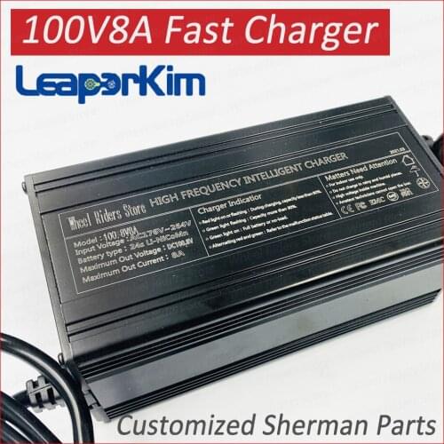 Leaperkim Veteran Sherman 100V 8A Fast Charger Quick Charge Unicycle MONOWHEEL Parts Msuper X