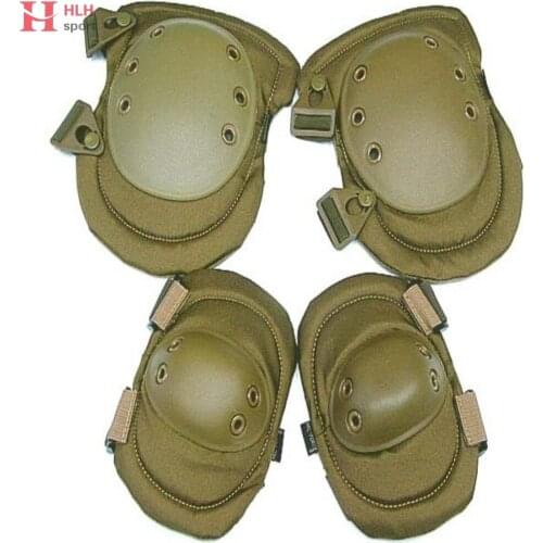 Best Grade EVA Upgrade Edition Adjustable Tactical Combat Knee & Elbow Pads Sport Protector Pad
