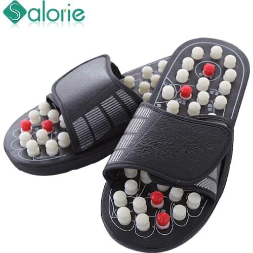 Massage Slippers Acupuncture Therapy Massager Shoes For Foot Acupoint Activating Reflexology Feet Care Massage Sandal Unisex