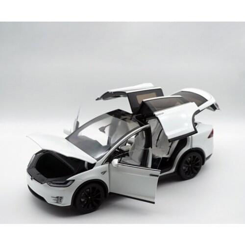 1:18 Scale X P100D Simulation Car Model Metal Die-Cast & Toy Vehicle for Collectible Gift Collection Souvenir