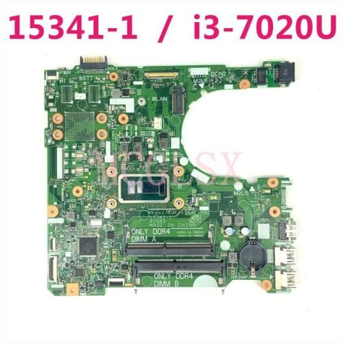 0MPJH 00MPJH For DELL INSPIRON 15 3567 Laptop Motherboard VEGAS/TURIS SKL/KBL 15341-1 i3-7020U CN-00MPJH