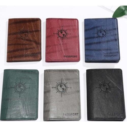 ANKUCOO New Cover Travel Passport Cover Card Case Women Men Travel Credit Card Holder Travel ID&Document Passport Holder