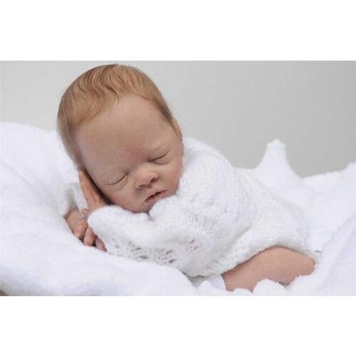 NPK 16Inch Reborn Doll Kit Daisy Small Size Premie Unfinished Unpainted Doll Parts DIY Unassembled