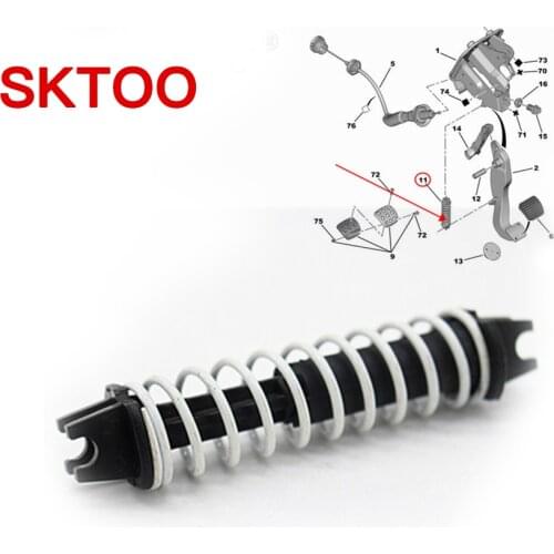 Clutch Pedal Spring For Peugeot 307 206 207 408 308 Clut For Citroen C2 C4 Clutch Booster Spring OEM 214855