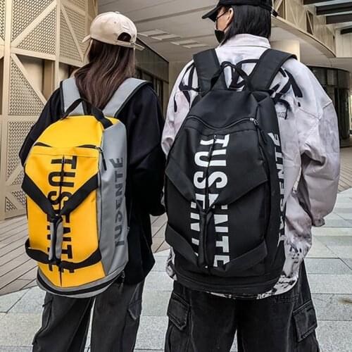 Fashion Travel Large-Capacity Backpack Unisex Simple Casual Fitness Backpack Men Designer Black Student Portable Backpacks Women