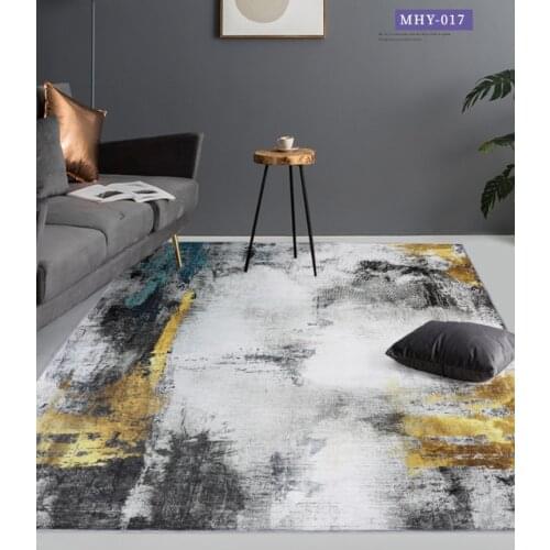 Nordic Abstract Carpet for Living Room Modern Luxury Rug Bedroom Decorative Anti-skid Home Floor Mat Simple Big Study Carpets