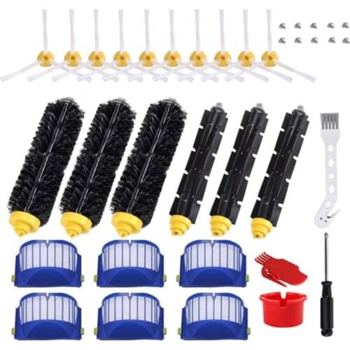 TOP!-Replacement Parts for IRobot Roomba 600 Series 550 560 614 620 630 650 660 Filter, Side Brush, Roller Brush