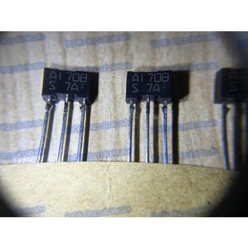 100PCS/lot 2SA1708-S 2SA1708 A1708-S A1708 TO92F High-Voltage Switching Applications