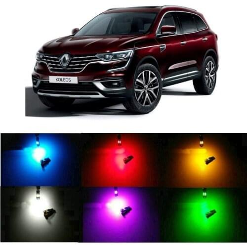 20pc/lot canbus t5 Dashboard LED Light Bulbs For renault KANGOO KOLEOS MASTER FLUENCE alaskan avantime dokker latitude modus