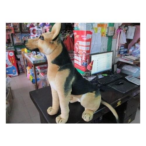 38cm simulation shepherd dog plush toy doll great gift w460